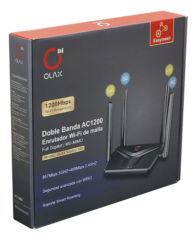 Router Tplink Gigabit Ac1200 Ultra Rompemuro Mesh Fibra