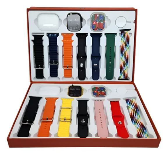 Reloj Inteligente T900 Suit 7 Correas