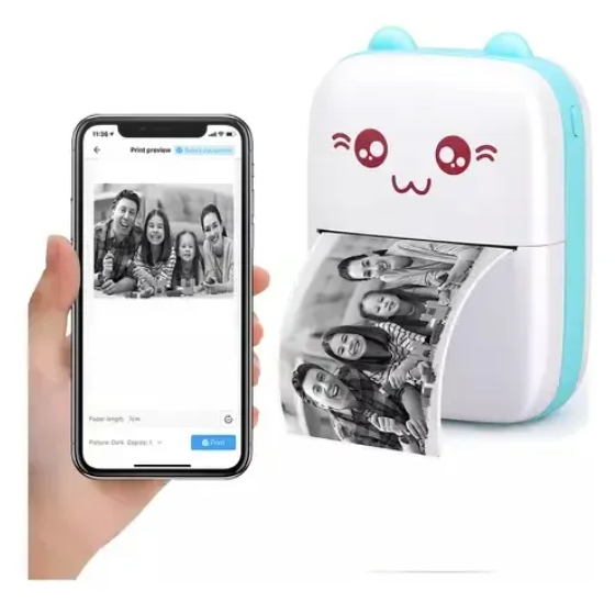 Mini Impresora Térmica Portátil Inalámbrica Bluetooth