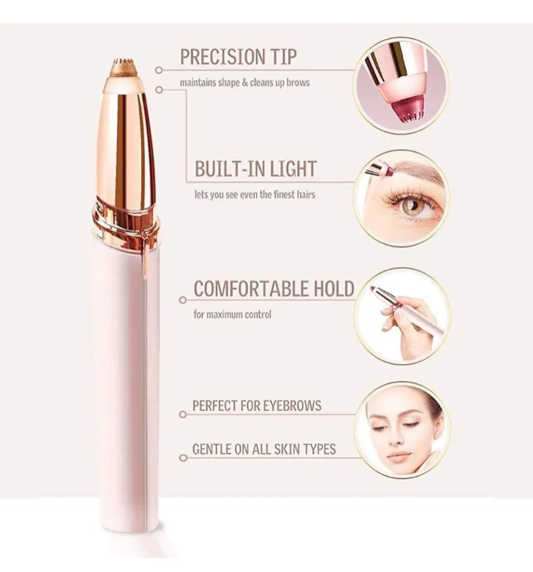 Depiladora De Cejas Vello Facial Para Damas Afeitadora
