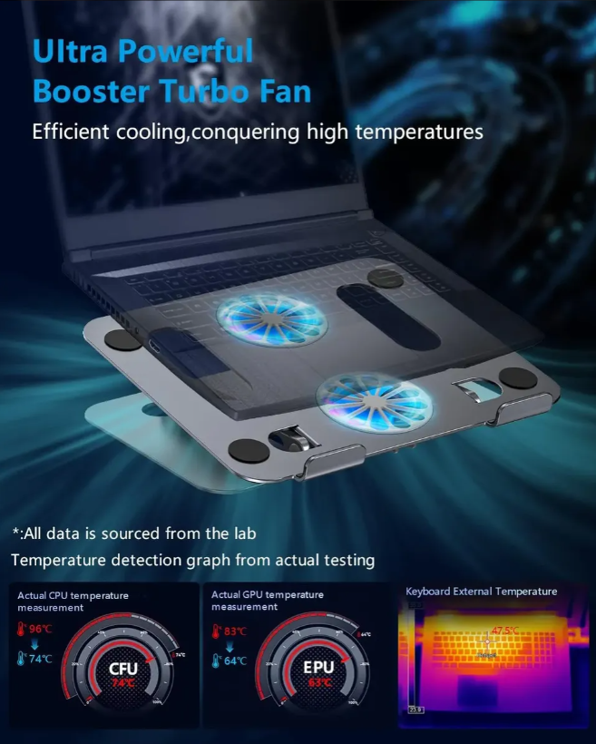 Base Laptop Plegable Portátil Soporte Desarmable Plateado