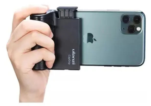 Selfie Control Manual Y Remoto Bluetooth Teléfono Negro