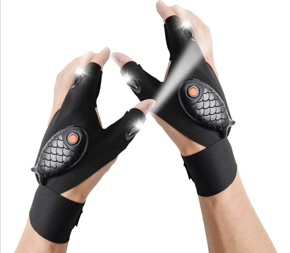 Guantes Linterna De Luz Led Para Interiores Y Exteriores