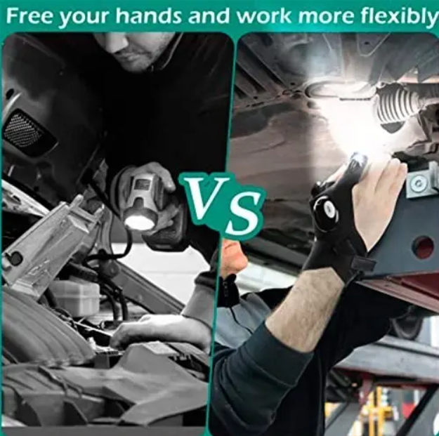 Guantes Linterna De Luz Led Para Interiores Y Exteriores