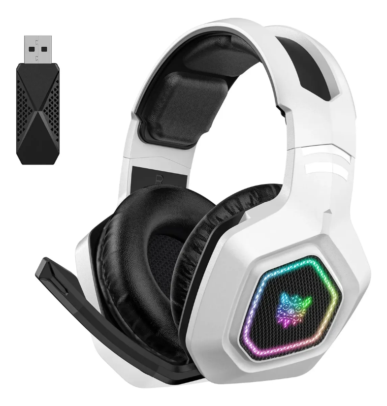 Audífono Gamer Inalámbrico Micrófono Bluetooth Recargable