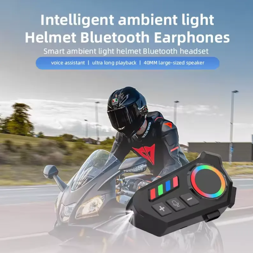 Bluetooth Para Casco De Moto Música Y Manos Libres
