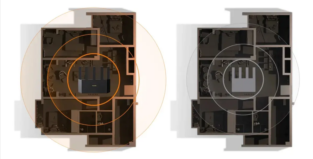 Router Tenda TX2L Pro Wi-Fi 6 AX1500 – Doble Banda Gigabit para Fibra Óptica